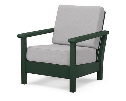 POLYWOOD® Harbour Deep Seating Chair in Green / Granite