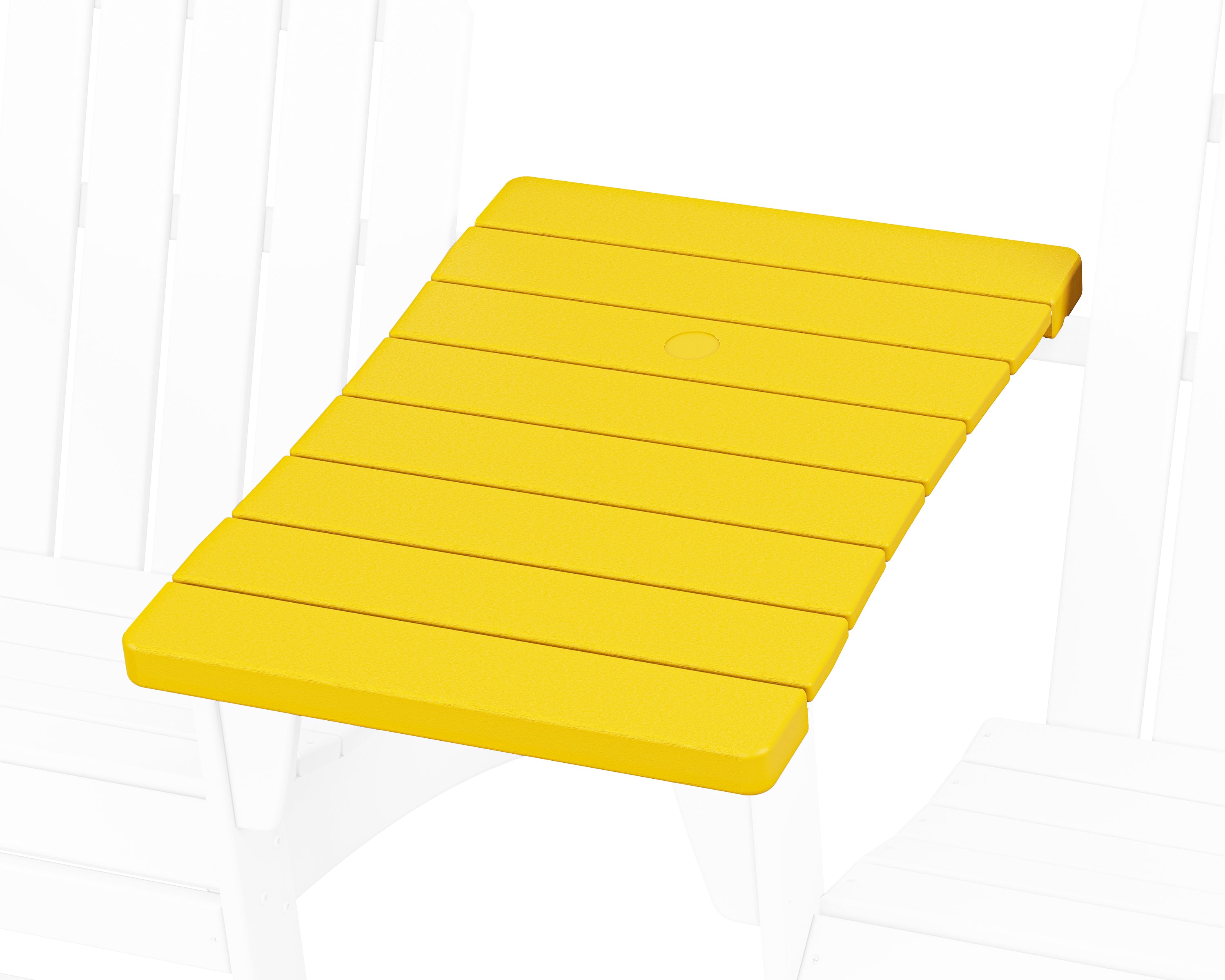 POLYWOOD® 400 Series Straight Adirondack Connecting Table in Lemon