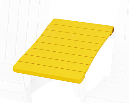 POLYWOOD® 400 Series Straight Adirondack Connecting Table in Lemon
