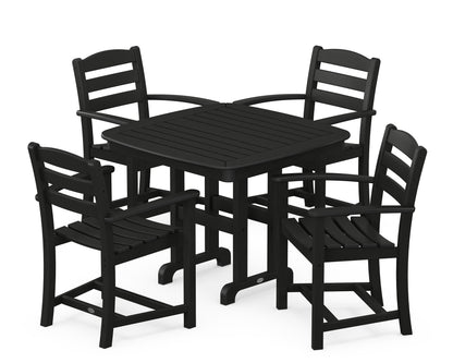 POLYWOOD® La Casa Café 5-Piece Dining Set in Black