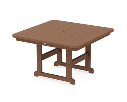 POLYWOOD® Park 48" Square Table in Teak