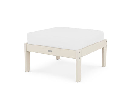 Country Living Cottage Deep Seating Ottoman in Sand / Natural