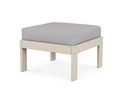 POLYWOOD® Vineyard Modular Ottoman in Sand / Granite