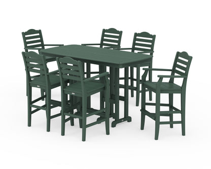 Draper James™ by  POLYWOOD® Savannah Arm Chair 7-Piece Bar Set in Green