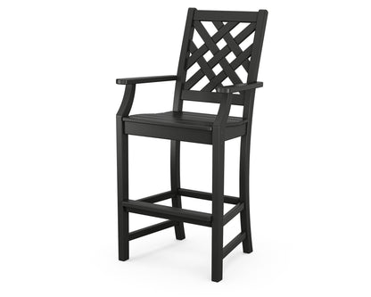 Country Living Wovendale Bar Arm Chair in Black