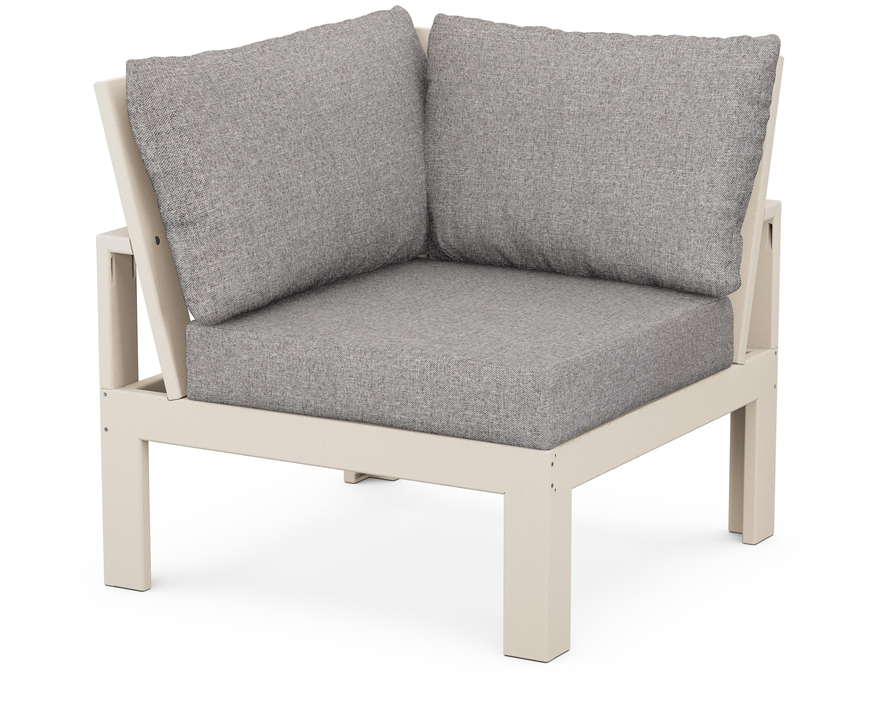Unbranded Modular Corner Chair in Sand / Grey Mist
