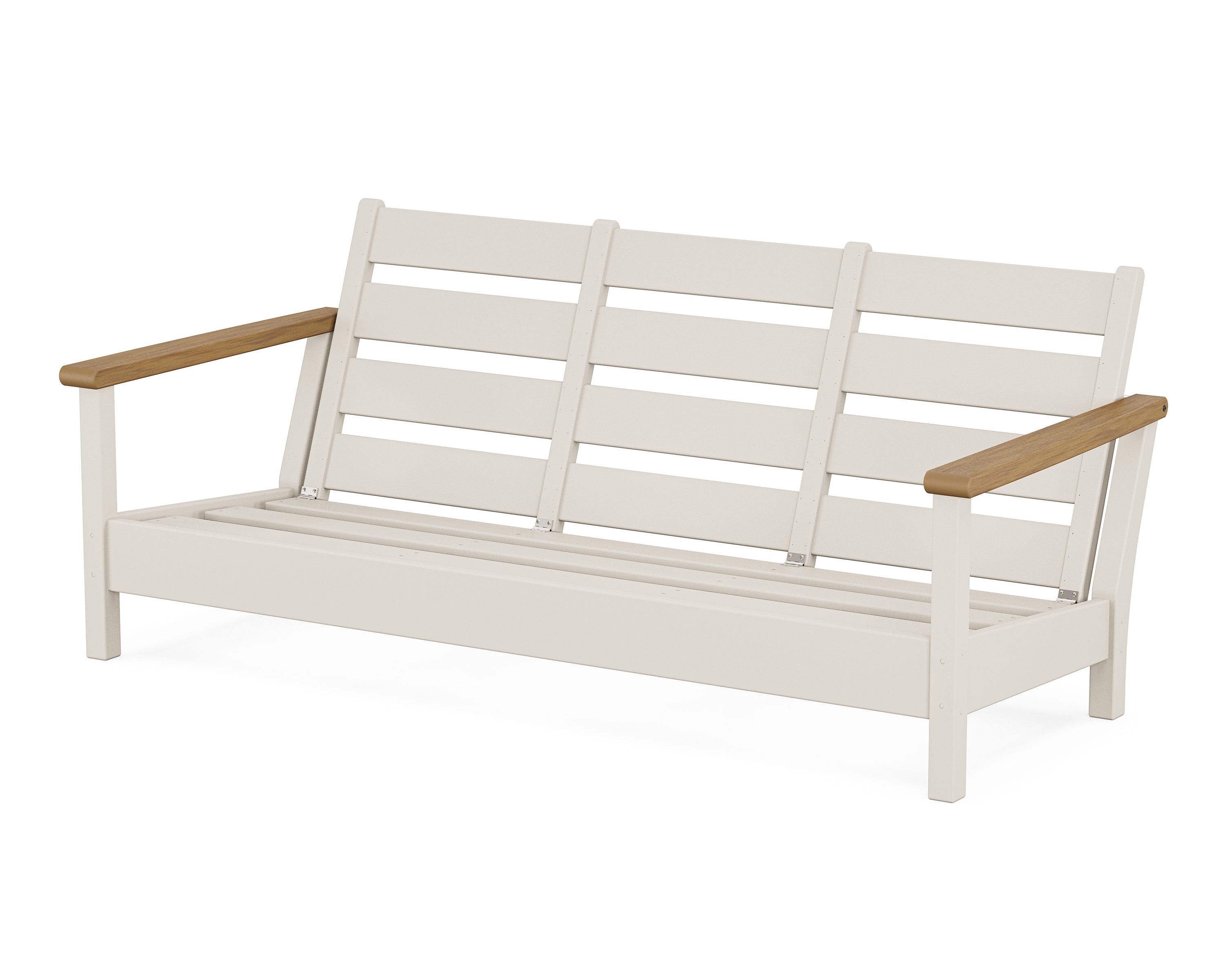 POLYWOOD® Harbour Sofa Frame in Sand / Natural