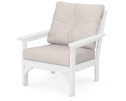 Vineyard Deep Seating Chair - White