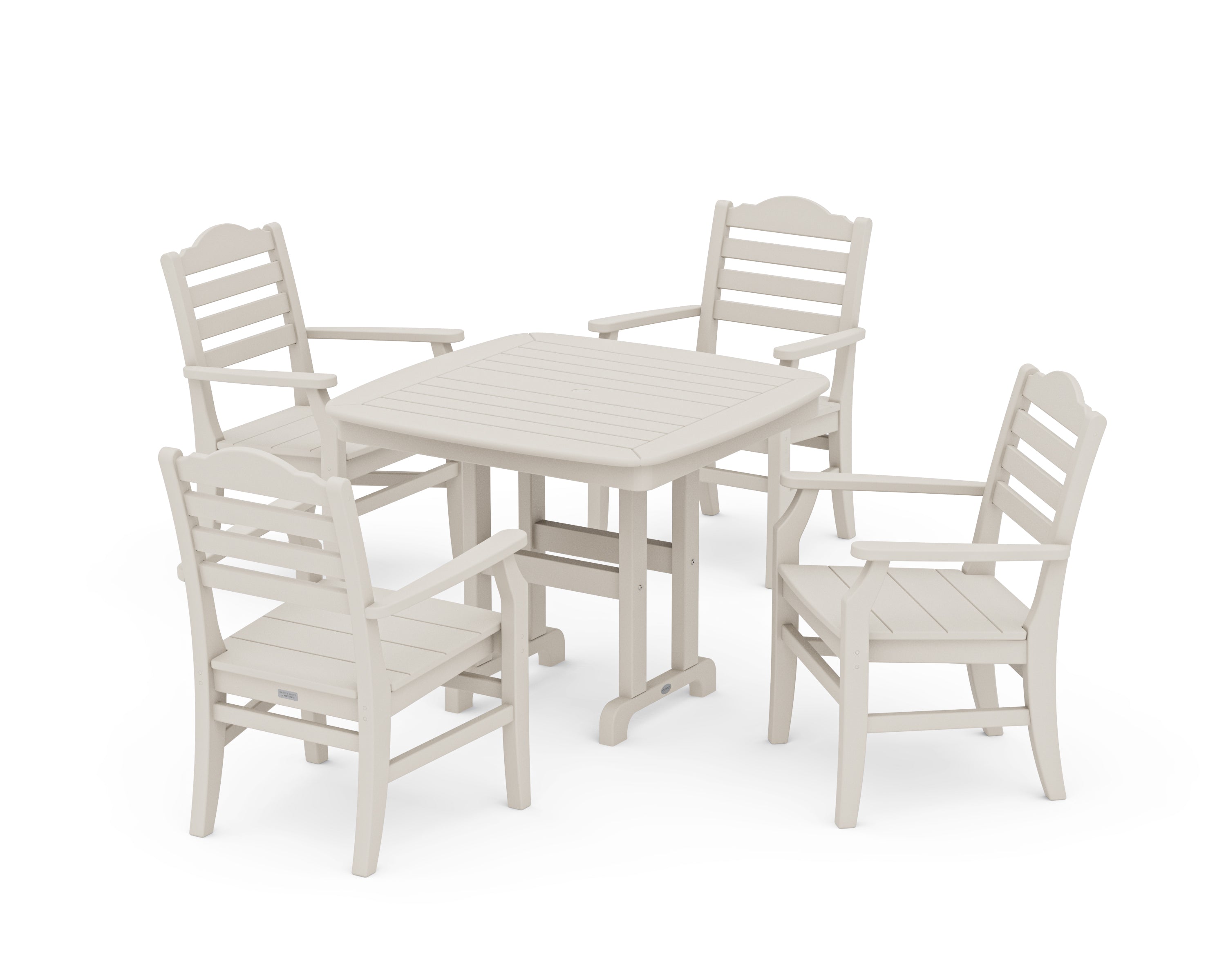 POLYWOOD® Savannah 5-Piece Dining Set in Sand