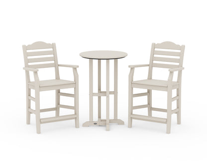 Draper James™ by  POLYWOOD® Savannah 3-Piece Farmhouse Counter Set in Sand