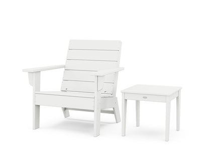 POLYWOOD® Eastport Lounge Chair 2-Piece Set in White