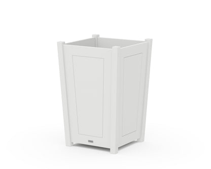 Country Living Country Living Large Tapered Square Planter Box in White