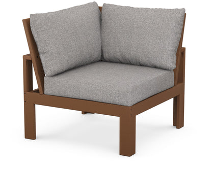 Unbranded Modular Corner Chair in Teak / Grey Mist