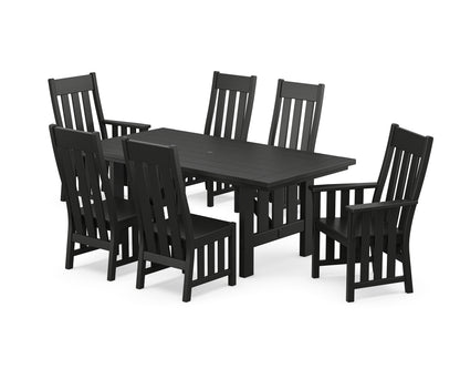 Martha Stewart by POLYWOOD® Acadia 7-Piece Dining Set in Black