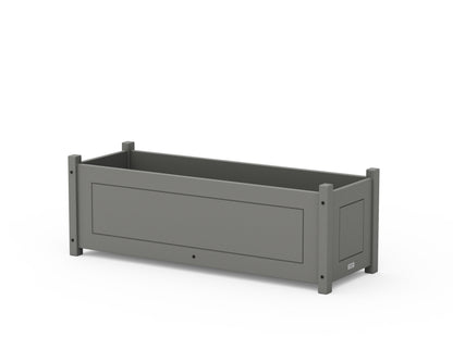 Country Living Country Living Rectangle Triple Planter Box in Slate Grey