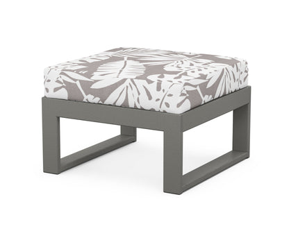Unbranded Modular Ottoman - Modern in Slate Grey / Leaf Grey Mist