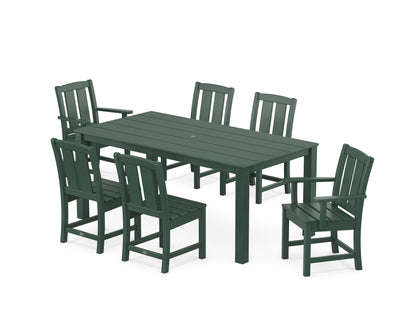 POLYWOOD® Mission 7-Piece Parsons Dining Set in Green
