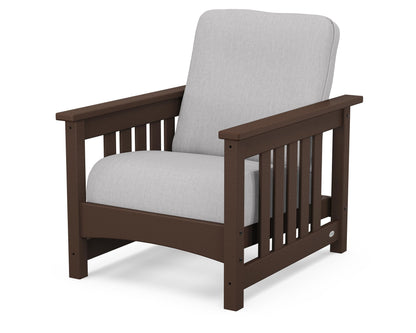 POLYWOOD® Club Mission Chair in Mahogany / Granite