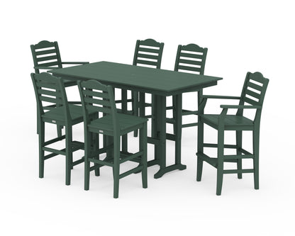 Draper James™ by  POLYWOOD® Savannah 7-Piece Farmhouse Bar Set in Green