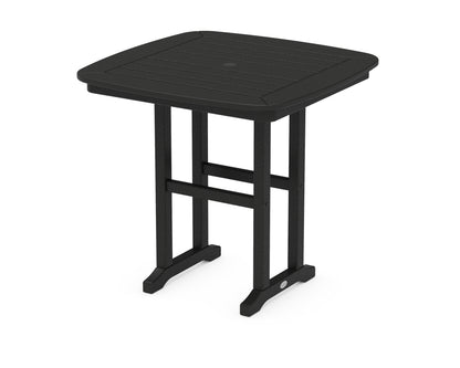 POLYWOOD® Nautical 31" Dining Table in Black