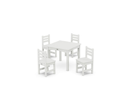 POLYWOOD® Lakeside Toddler 5-Piece Dining Set in White
