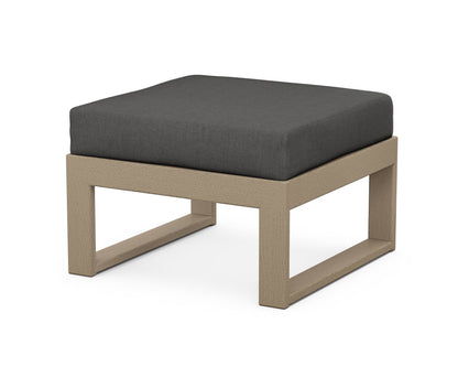 Unbranded Modular Ottoman - Modern in Vintage Sahara / Spectrum Carbon