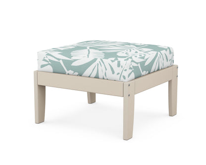 Unbranded Modular Ottoman - Classic in Sand / Leaf Glacier Spa
