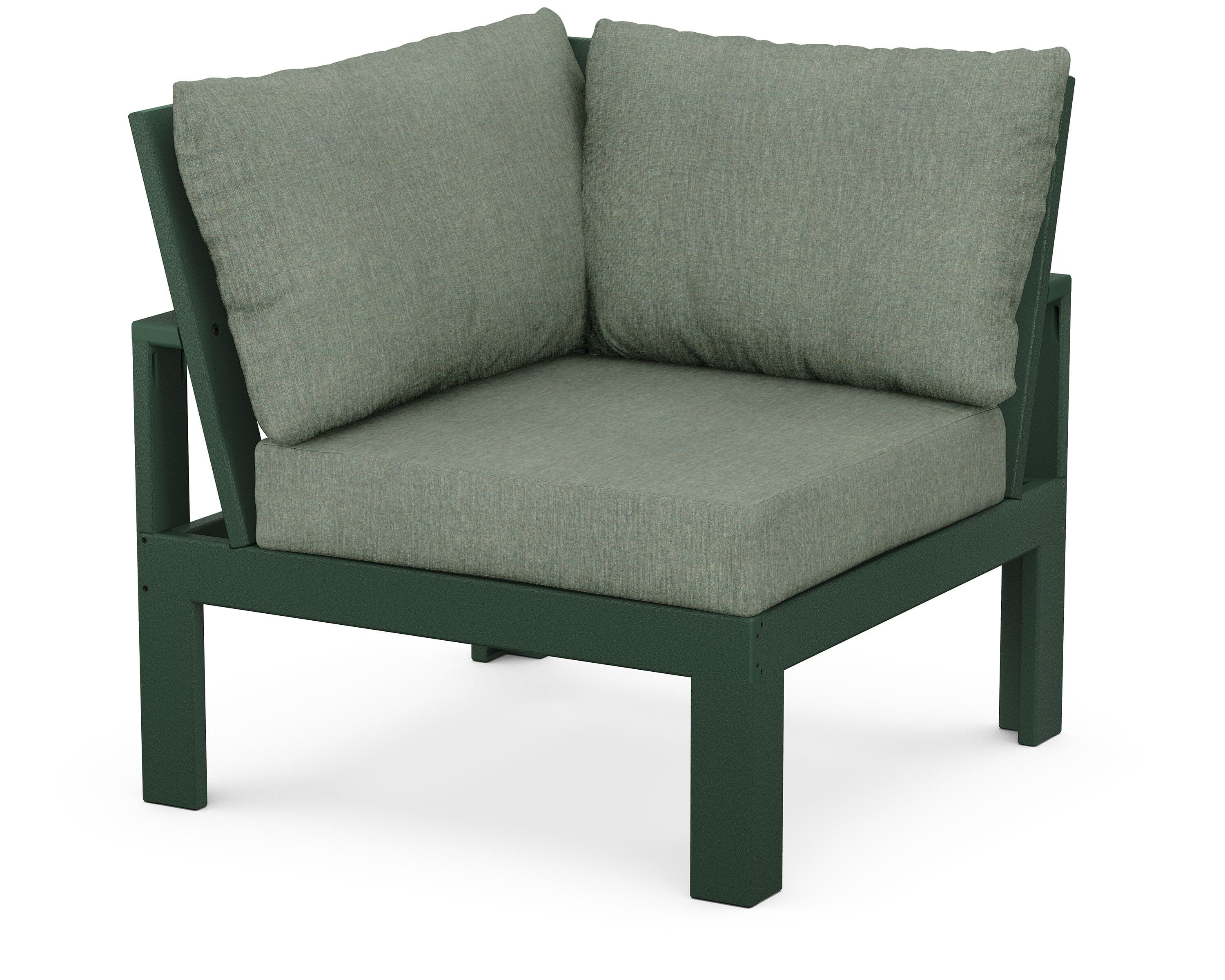 Unbranded Modular Corner Chair in Green / Cast Sage