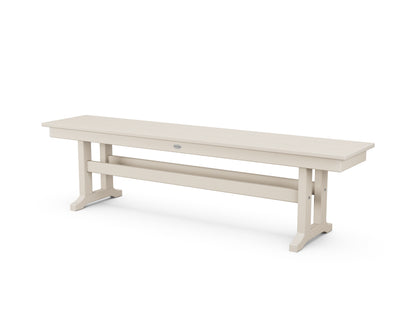 POLYWOOD® Farmhouse 65" Side Bench in Sand