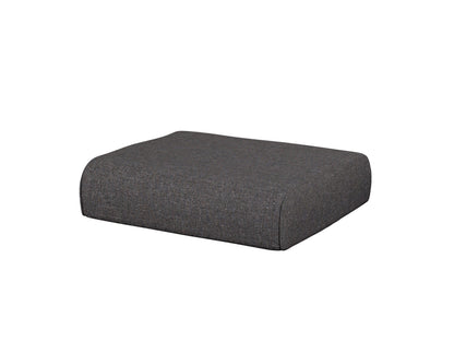 POLYWOOD® Club Ottoman Cushion in Ash Charcoal
