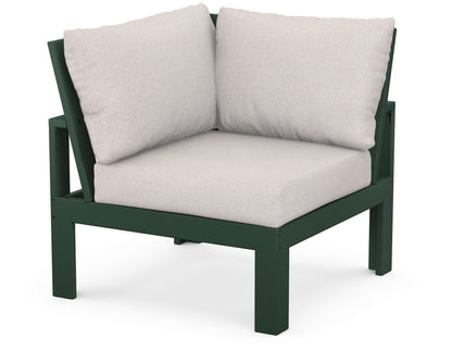 Unbranded Modular Corner Chair in Green / Dune Burlap