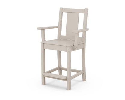 POLYWOOD® Prairie Counter Arm Chair in Sand