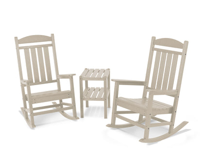 POLYWOOD® Presidential 3-Piece Rocker Set in Sand
