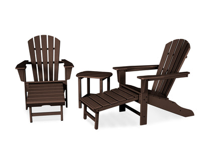 POLYWOOD® Palm Coast Ultimate Adirondack 3-Piece Set in Mahogany