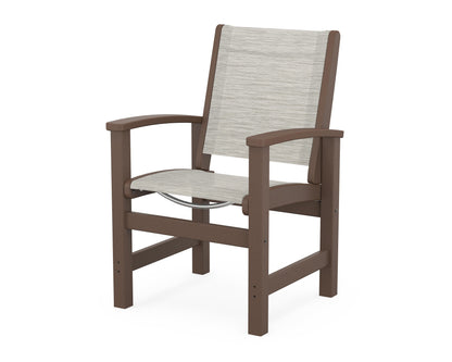 POLYWOOD® Coastal Dining Chair in Mahogany / Birch Sling