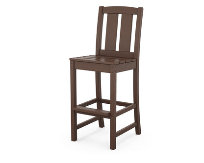 POLYWOOD® Mission Bar Side Chair in Mahogany