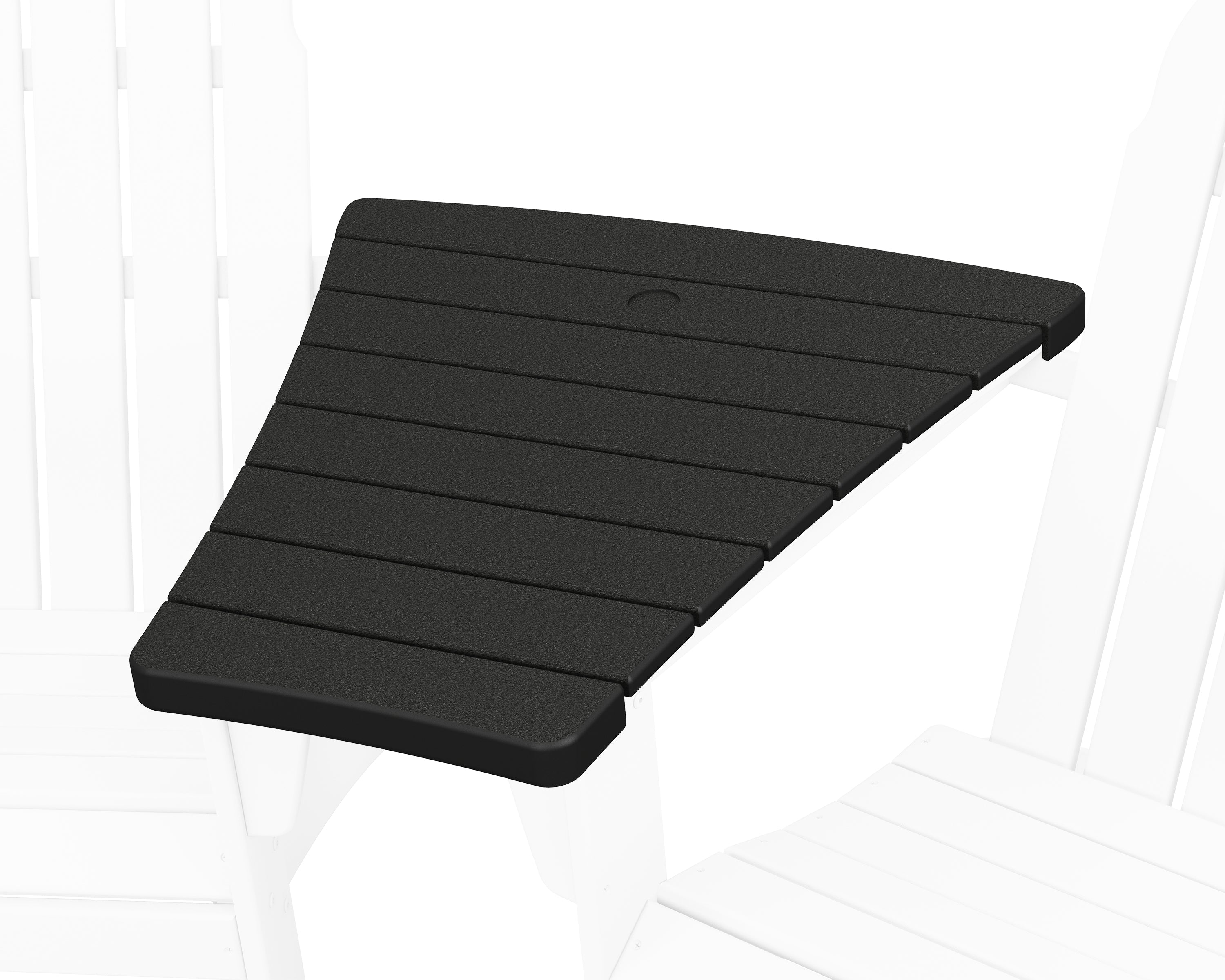 POLYWOOD® 400 Series Angled Adirondack Connecting Table in Black