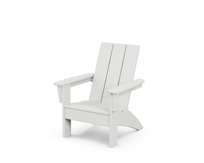 POLYWOOD® Kids Modern Adirondack Chair in White