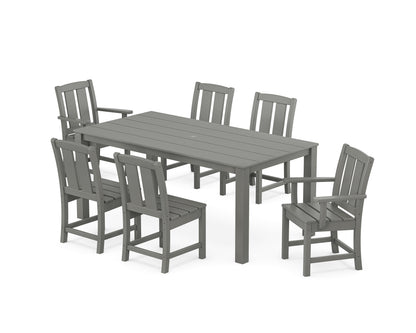 POLYWOOD® Mission 7-Piece Parsons Dining Set in Slate Grey
