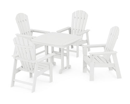 POLYWOOD® South Beach 5-Piece Dining Set in White