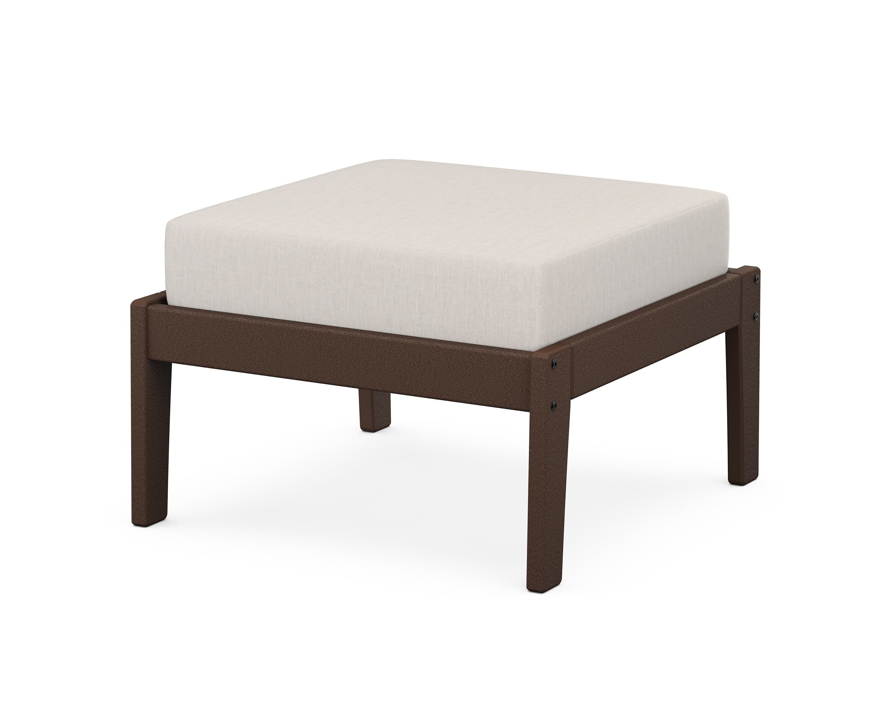 Unbranded Deep Seating Ottoman in Mahogany / Cast Ash