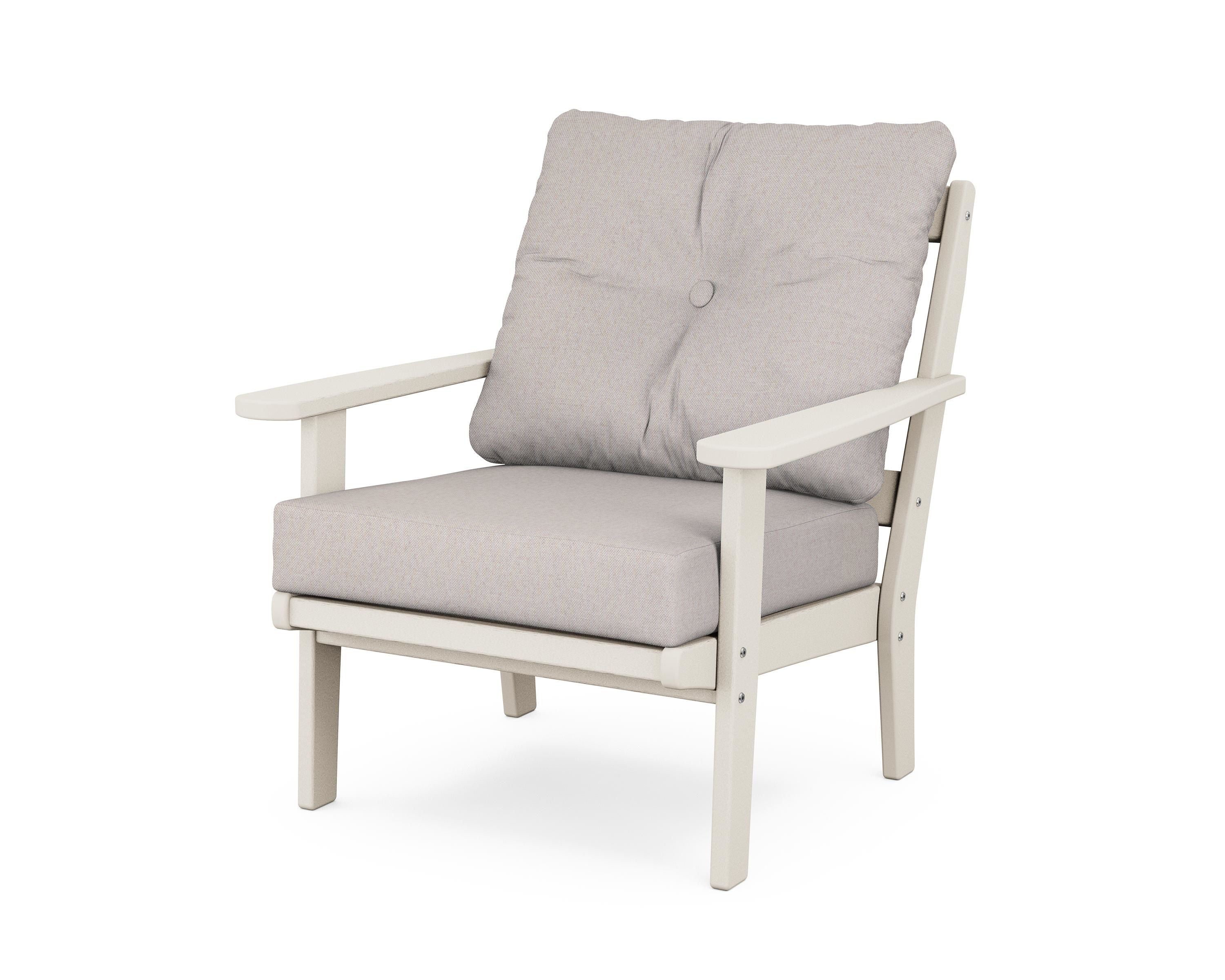 POLYWOOD® Mission Deep Seating Chair in Sand / Dune Burlap