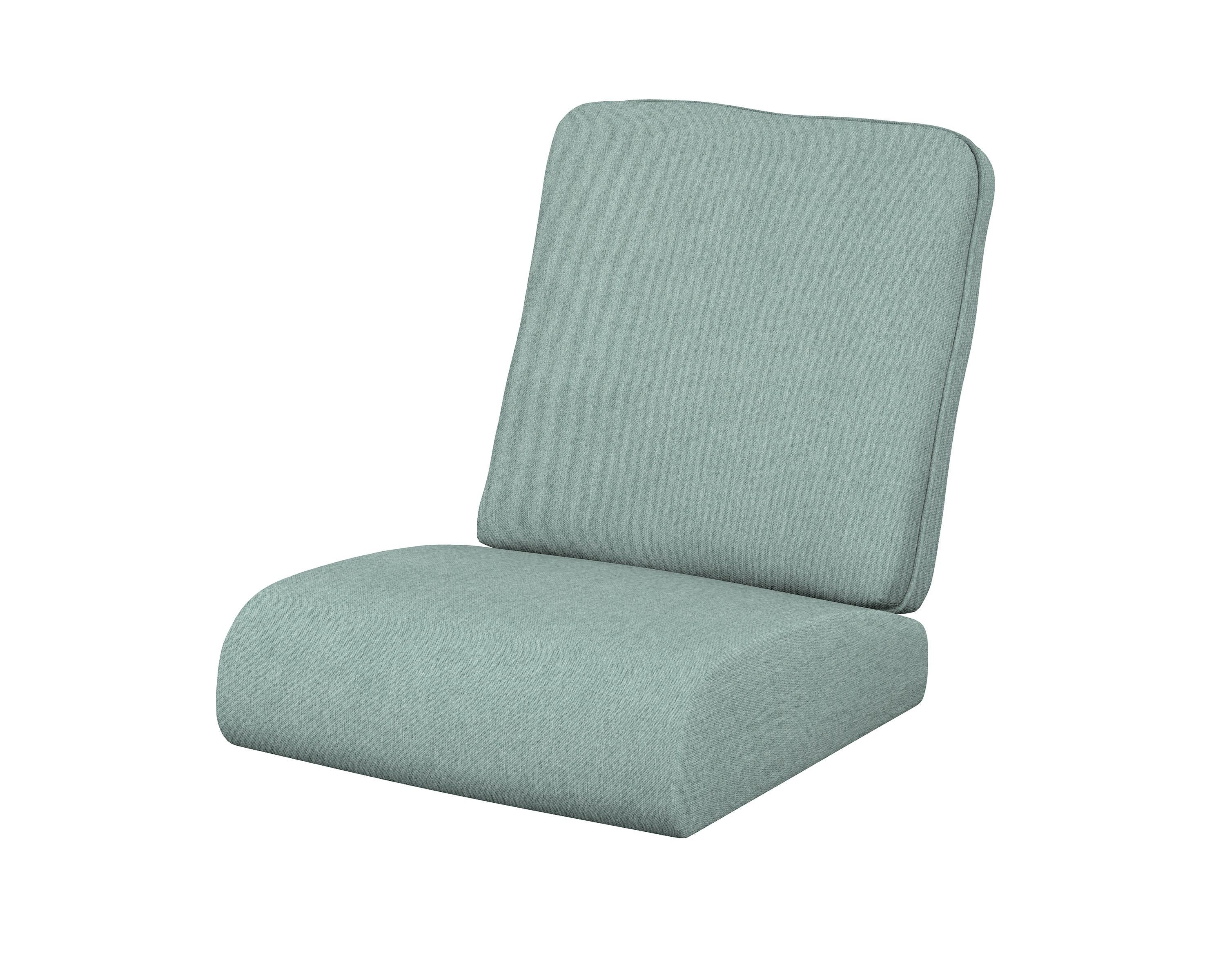POLYWOOD® Club Seat/Back Cushion in Glacier Spa