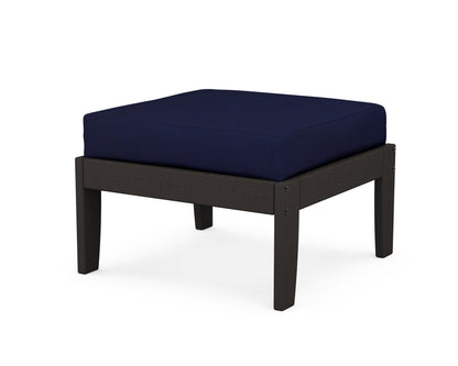 Unbranded Modular Ottoman - Classic in Vintage Coffee / Navy