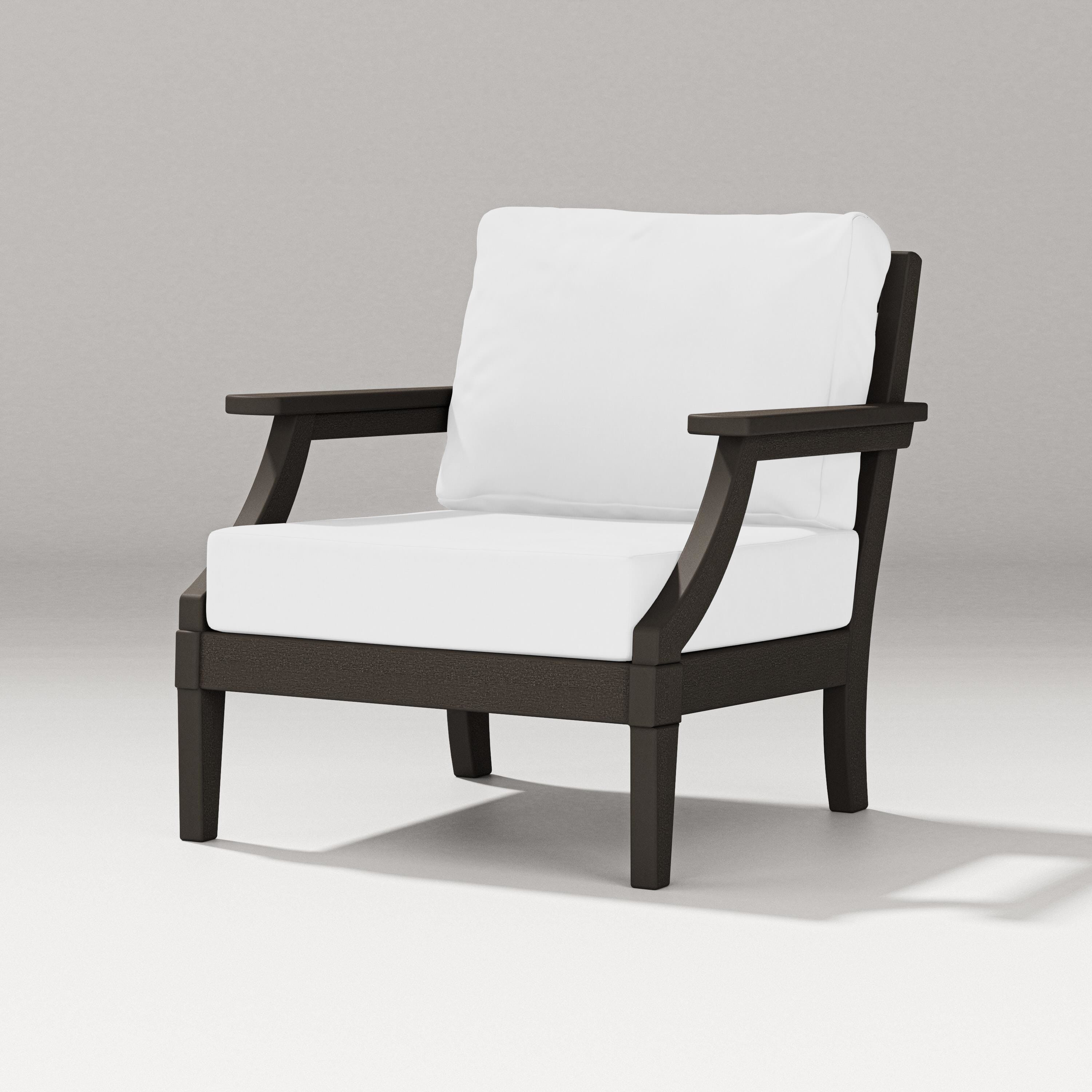 PW Designer Series Estate Lounge Chair in Vintage Coffee / Natural