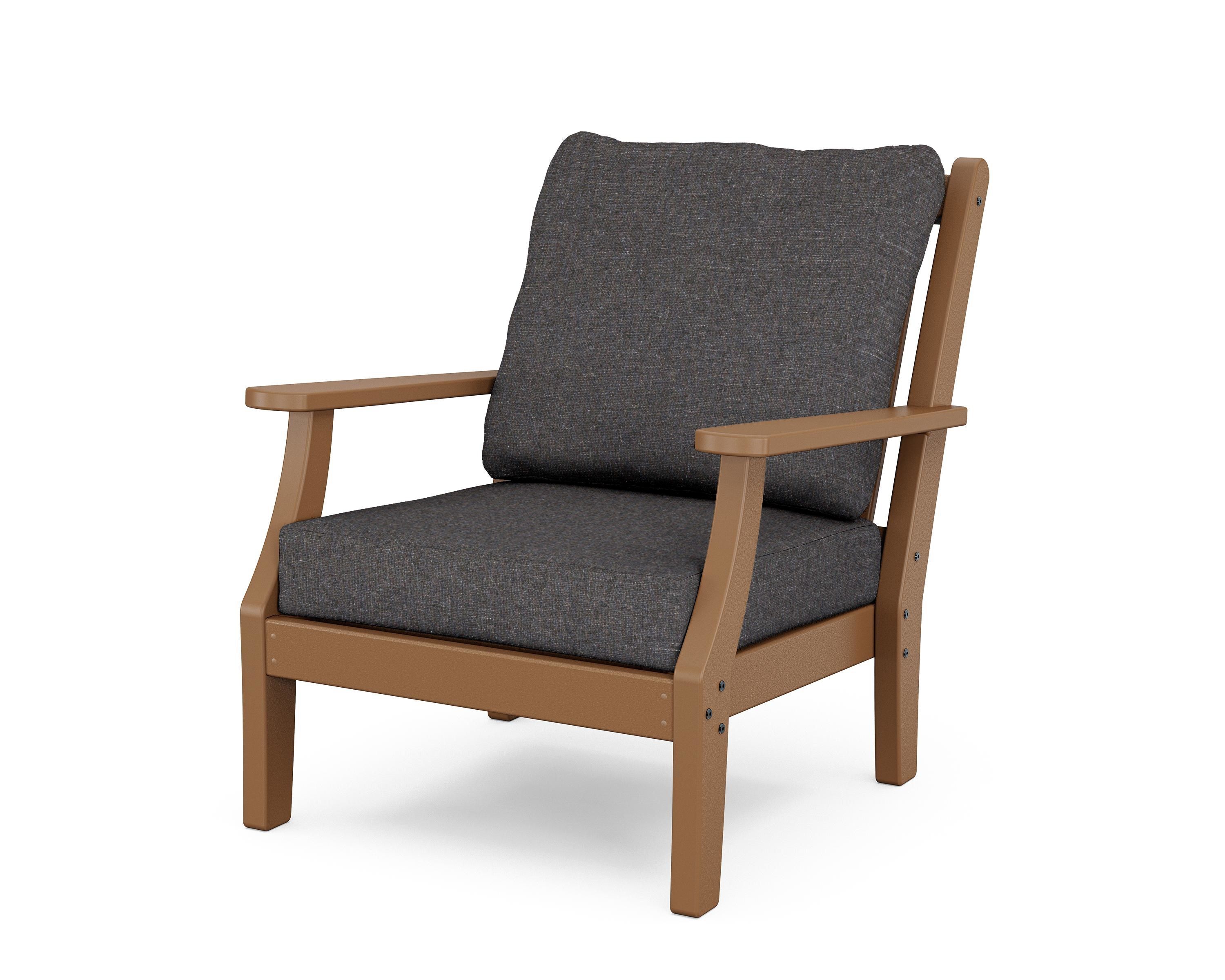 Country Living Wovendale Deep Seating Chair in Teak / Ash Charcoal
