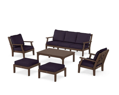 Chinoiserie 6-Piece Lounge Sofa Set