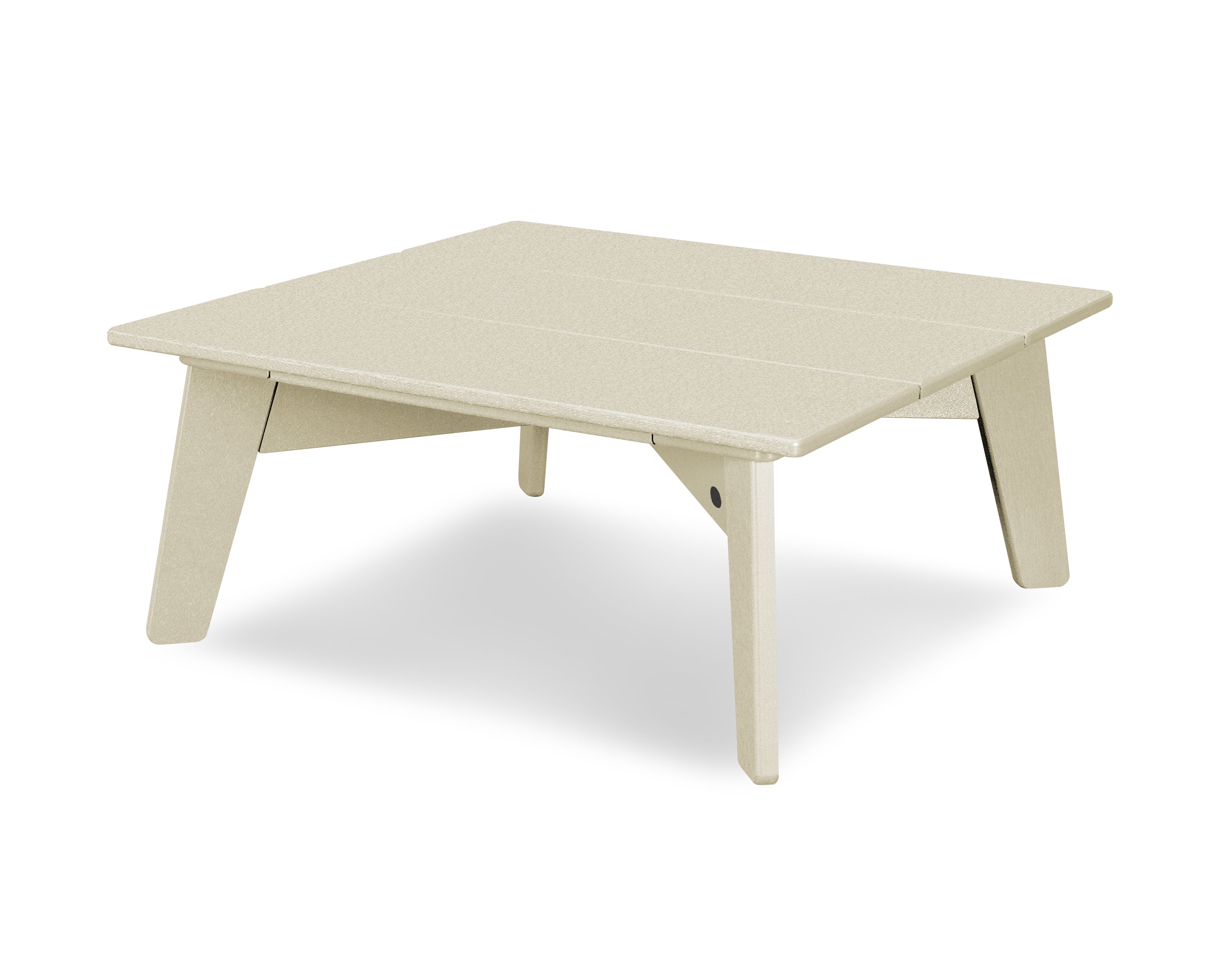 POLYWOOD® Riviera Modern Conversation Table in Sand