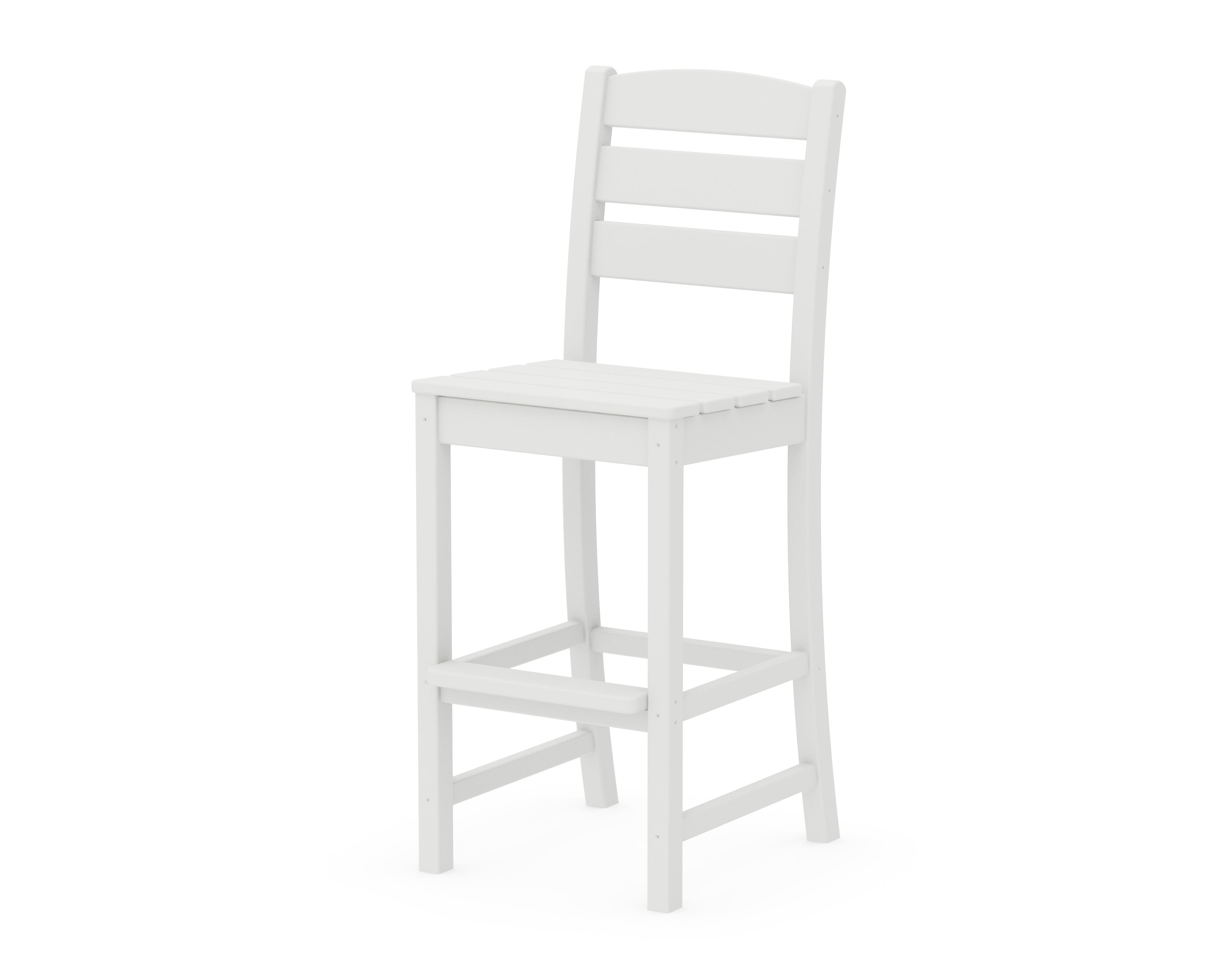 POLYWOOD® Lakeside Bar Side Chair in White