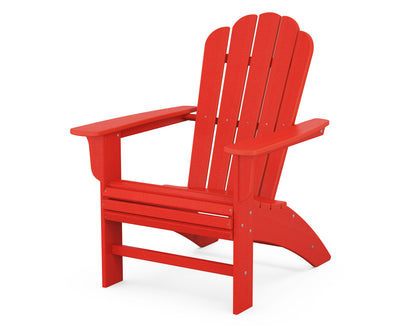 Country Living Cottage Curveback Adirondack Chair in Sunset Red